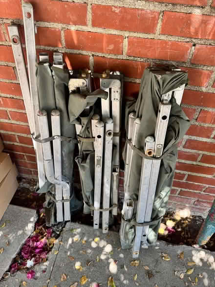 Photo of free Three US issue army cots (echo park silverlake) #1