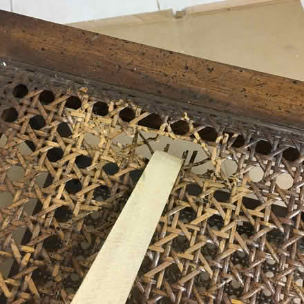 Photo of free Wicker table (Foster & California Ave) #3