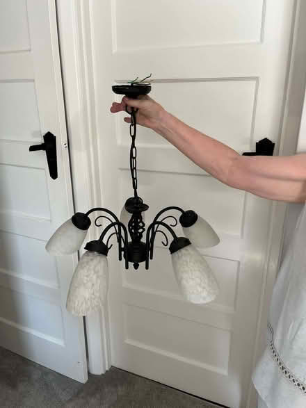 Photo of free Black Metal ceiling Light (Monks Orchard BR3) #2