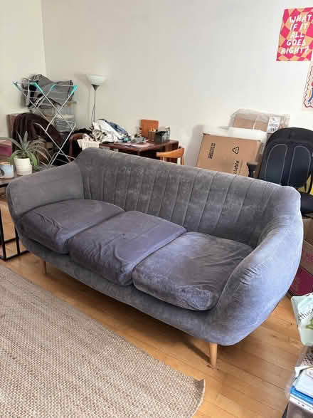 Photo of free Grey Sofa (Stoke Newington N16) #2