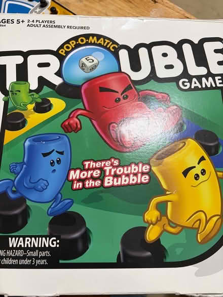 Photo of “1” Blue Peg for Trouble Board Game (Glen Burnie) #1