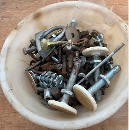 Photo of free Bowl of used fixings (Westcliff-on-Sea (SS0)) #1