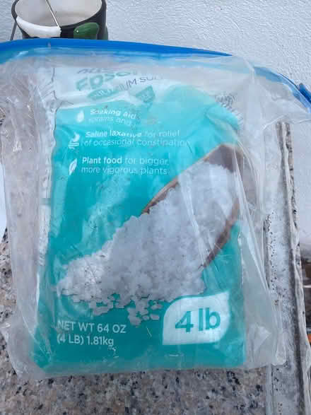 Photo of free Epsom salt for plants (East Palo Alto CA) #1