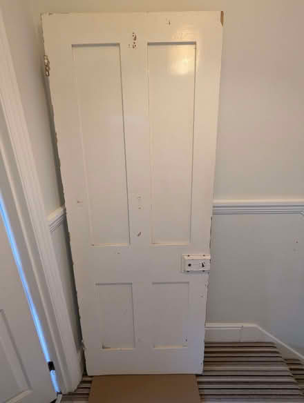 Photo of free Edwardian vintage hardwood door 760x1960x 36 mm (Eastbourne BN21) #1