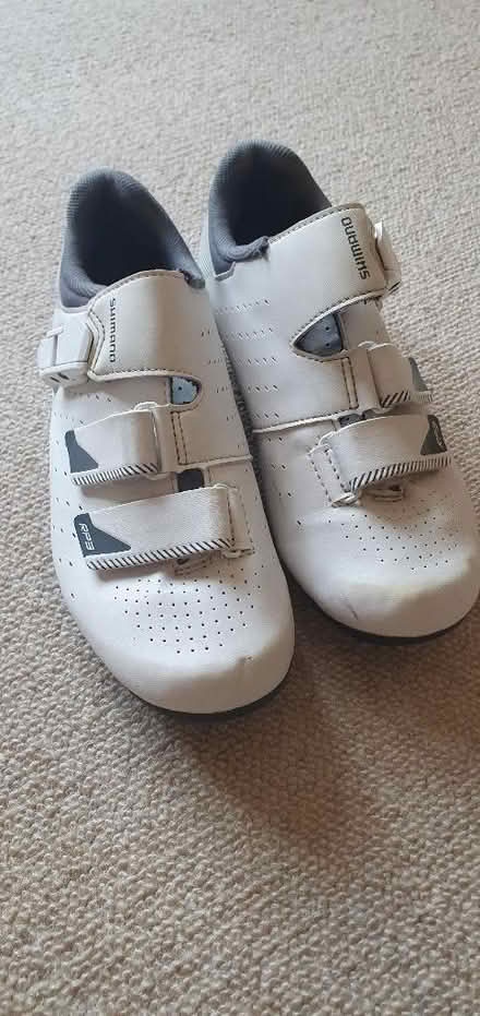 Photo of free Shimano cycle shoes, UK size 5, 3 hole (Jersey Farm AL4) #1