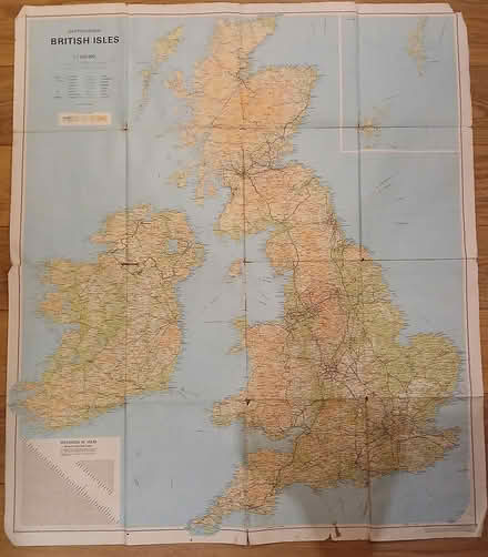Photo of free Old map of British Isles (Maidstone town centre ME14) #1