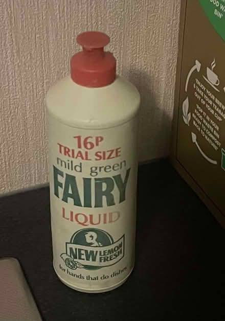 Photo of Old style Fairy Liquid bottle (Titchfield PO14) #1