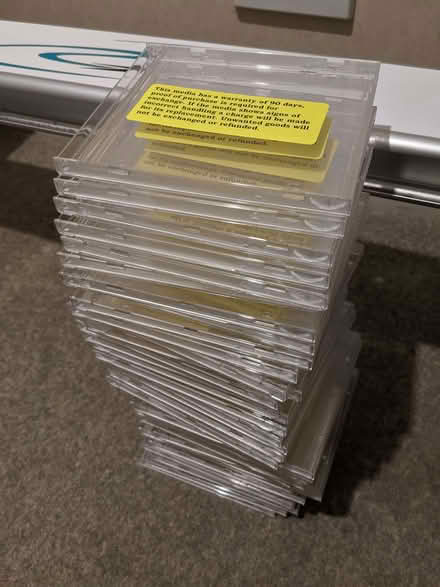 Photo of free Bundle of CD cases, no plastic inserts and labeled. (Horspath OX33) #1