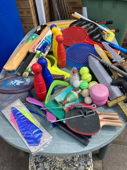 Photo of free Bats & balls + more (Boothgate DE56) #1
