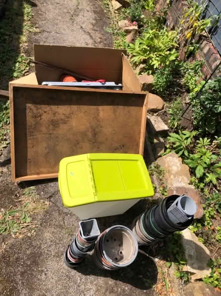 Photo of free Plastic pots, potting tray etc (Wisewood S6) #1