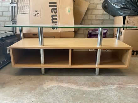 Photo of free Glass TV Stand (Netherfield, Kendal LA9) #2