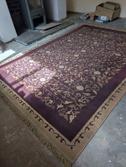 Photo of free Thick Maroon Rug 285cm x 200cm (Mold CH7) #4