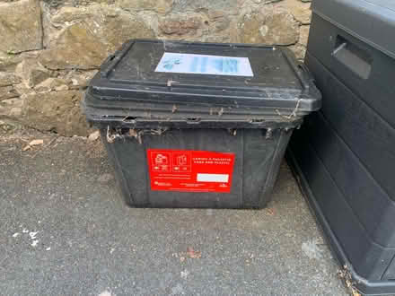 Photo of free Large Plastic Box with Lid (Presteigne LD8) #1