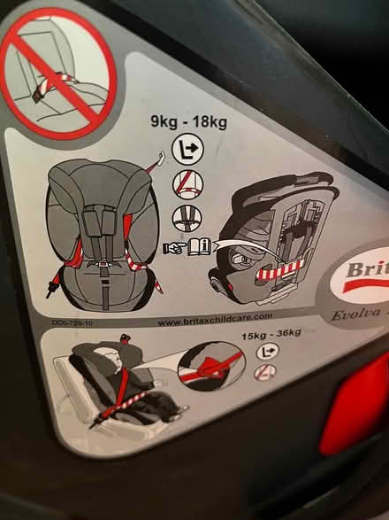 Photo of free Britax car seat (Newbury RG20) #2