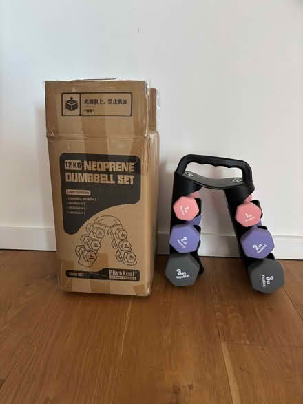 Photo of free Dumbbells with stands (2x 1, 2, 3kg) (White City W12) #1