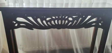 Photo of free Tall wooden side table (Altrincham WA15) #1