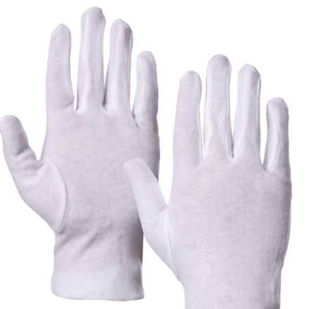 Photo of White document handling gloves (Eaton NR4) #1