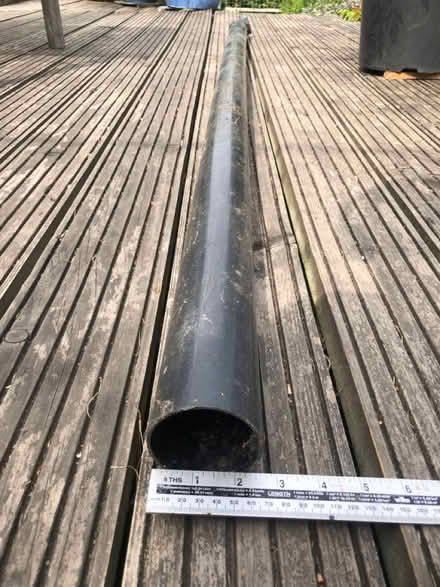 Photo of 70mm guttering & downpipe (Chirk Bank LL14) #1