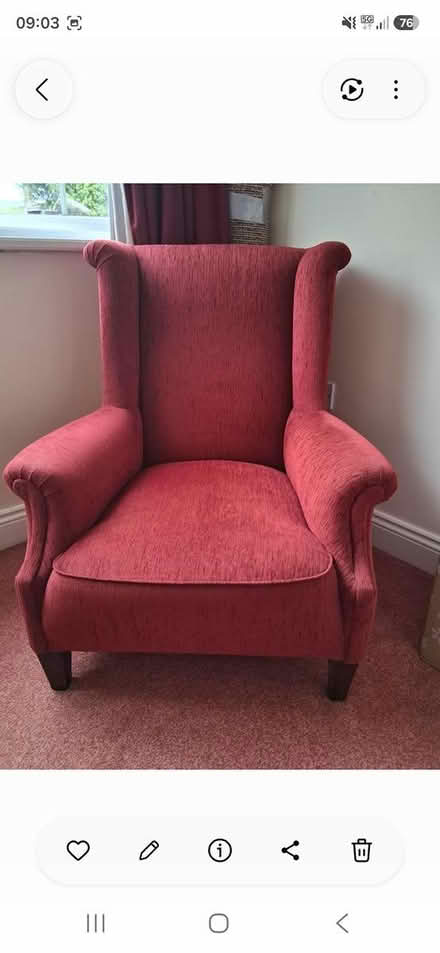 Photo of free Antique armchair (Dublin 18) #1