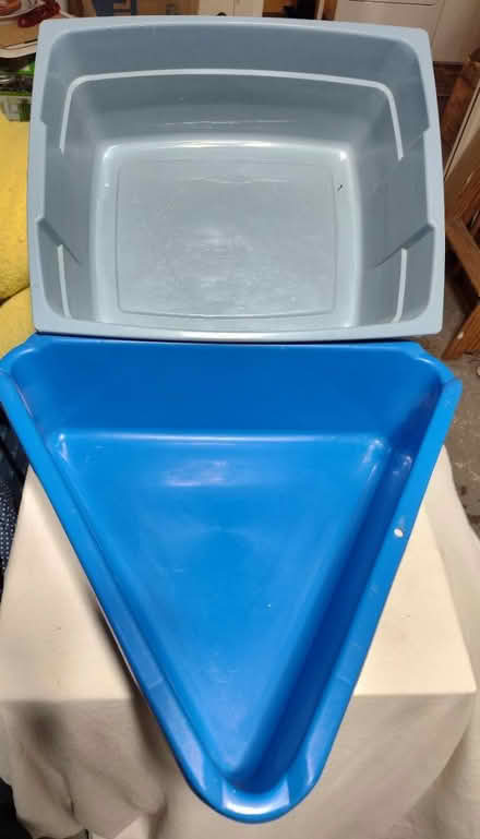 Photo of free Plastic Tubs - rectangle&triangle (Saugus) #1