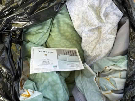 Photo of free Queen sz comforters and bed linens (1075 Valencia Avenue) #2
