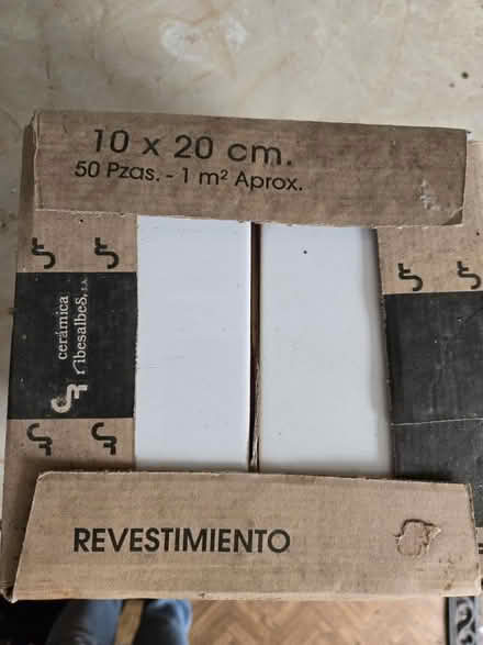 Photo of free Approx 50 white rectangle tiles (Rathcoole, Co. Dublin) #2