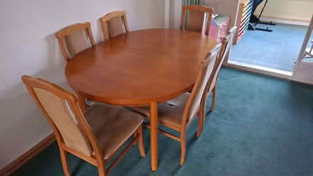 Photo of free Extendable dining table and 6 chairs (Sherwood TN2) #1