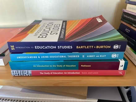 Photo of free Bundle of 4 degree level Education Studies textbooks (Normanton DE23) #1