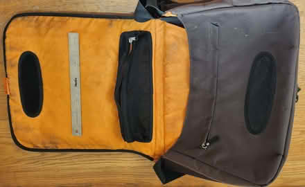 Photo of free Large shoulder bag, brown, orange. (Purbrook PO7) #1