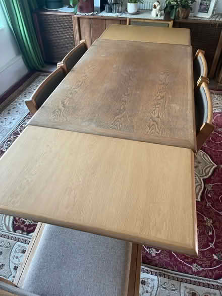 Photo of free Wooden extendable table & 6 chairs (BR68HD) #3