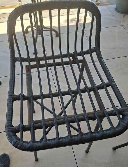 Photo of free 2 x black Bar stools (iluka wa 6028) #1