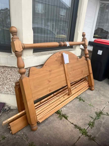 Photo of free King Size Pine Solid Wood Beds (West End LA3) #2