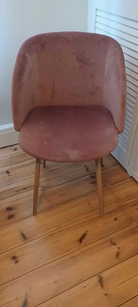 Photo of free Pink velvet chair (Florence Park OX4) #1