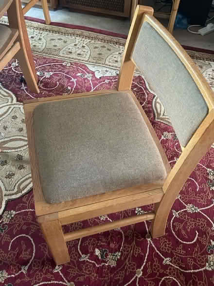 Photo of free Wooden extendable table & 6 chairs (BR68HD) #4