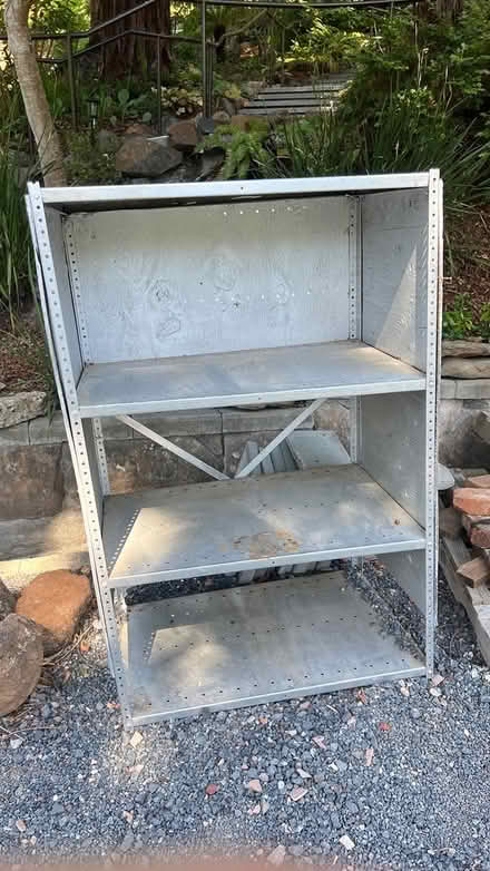 Photo of free Metal shelves 2 (downtown Sebastopol) #2