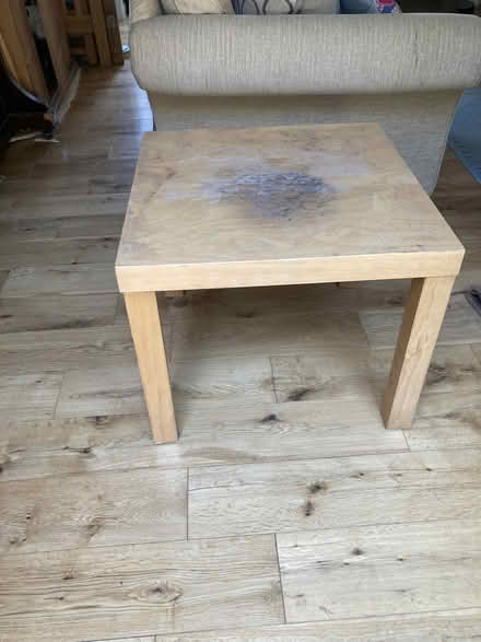 Photo of free Square Wooden light pine Coffee table (South Chailey BN8) #1