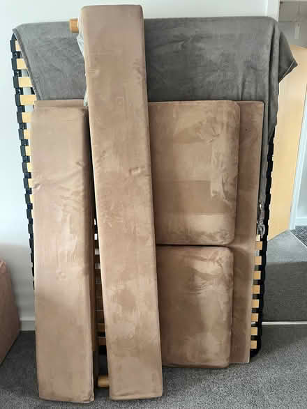 Photo of free King size bed frame (Anscombe Wood RH16) #2