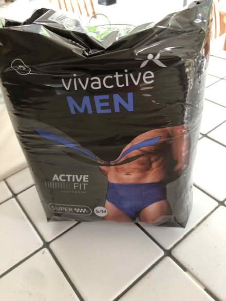 Photo of free 12 packs of men’s incontinence underwear. (Wilmslow SK9) #1