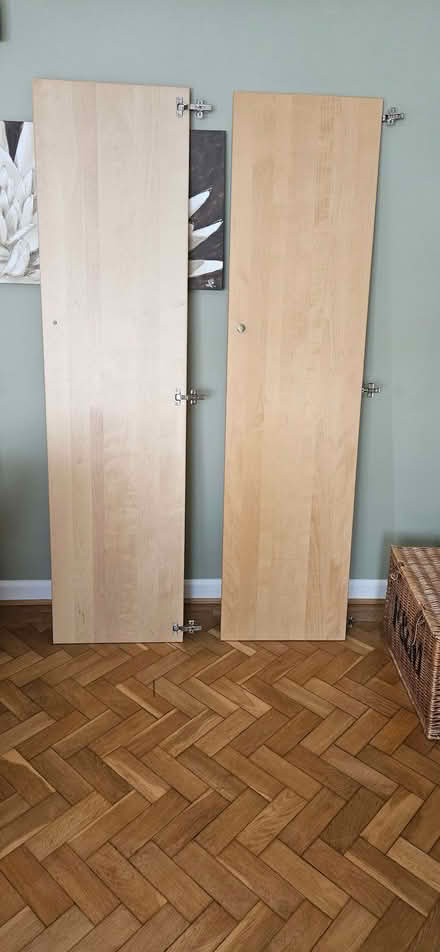 Photo of free Ikea Pax doors with hinges (St Stephens AL3) #1