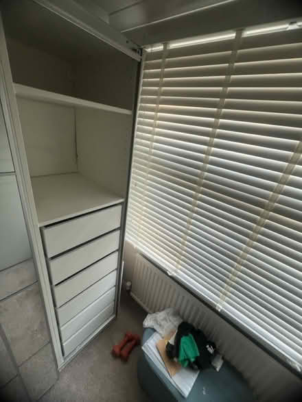 Photo of free White ikea wardrobe mirror door (Laindon SS15) #2