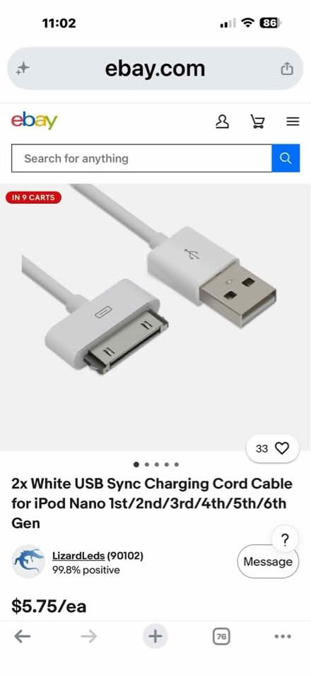 Photo of i Pod charger (El Camino/shoreline/Miramonte) #1
