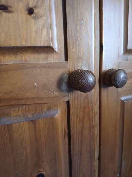 Photo of free Triple door pine wardrobe (Norton Fitzwarren, TA2) #4