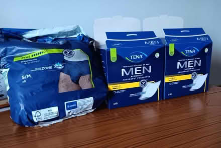 Photo of free Incontinence pants pads (male) and mouth swabs. (Churchdown GL3) #1