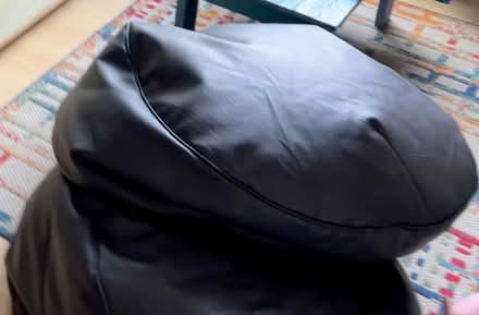 Photo of free Brown leather beanbags (Leigh WN7) #2