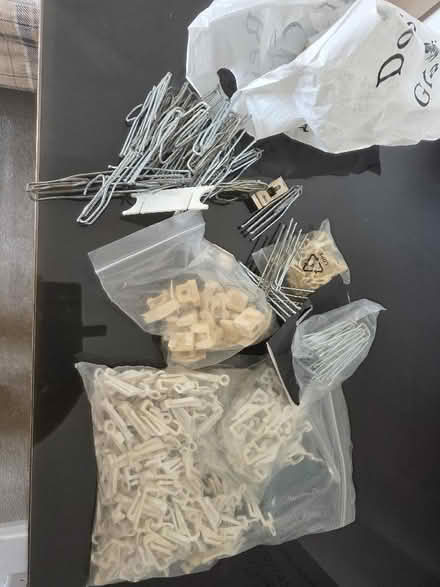 Photo of free Curtain hanging hooks etc (St. Dunstan's CT2) #1