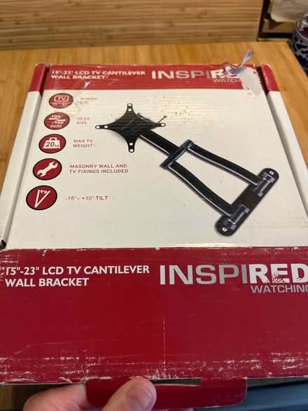 Photo of free Tv wall bracket (Emerson's Green BS16) #1