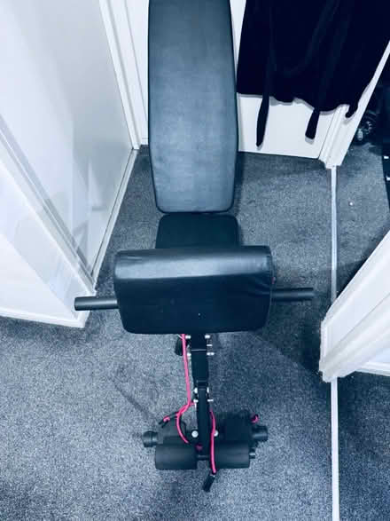 Photo of free Workout bench and weight racks (W10) #3