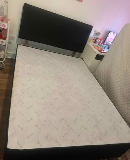 Photo of free Double Divan base and headboard (Dundrum) #1