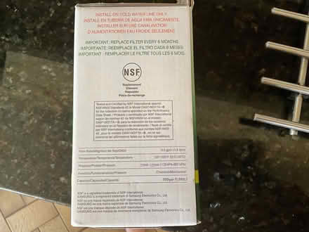 Photo of free Water Filter Samsung (Stifford Clays RM16) #2