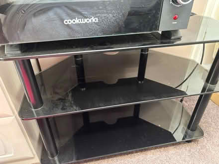 Photo of free Glass shelves/TV Stand First Come (Erith DA8) #1